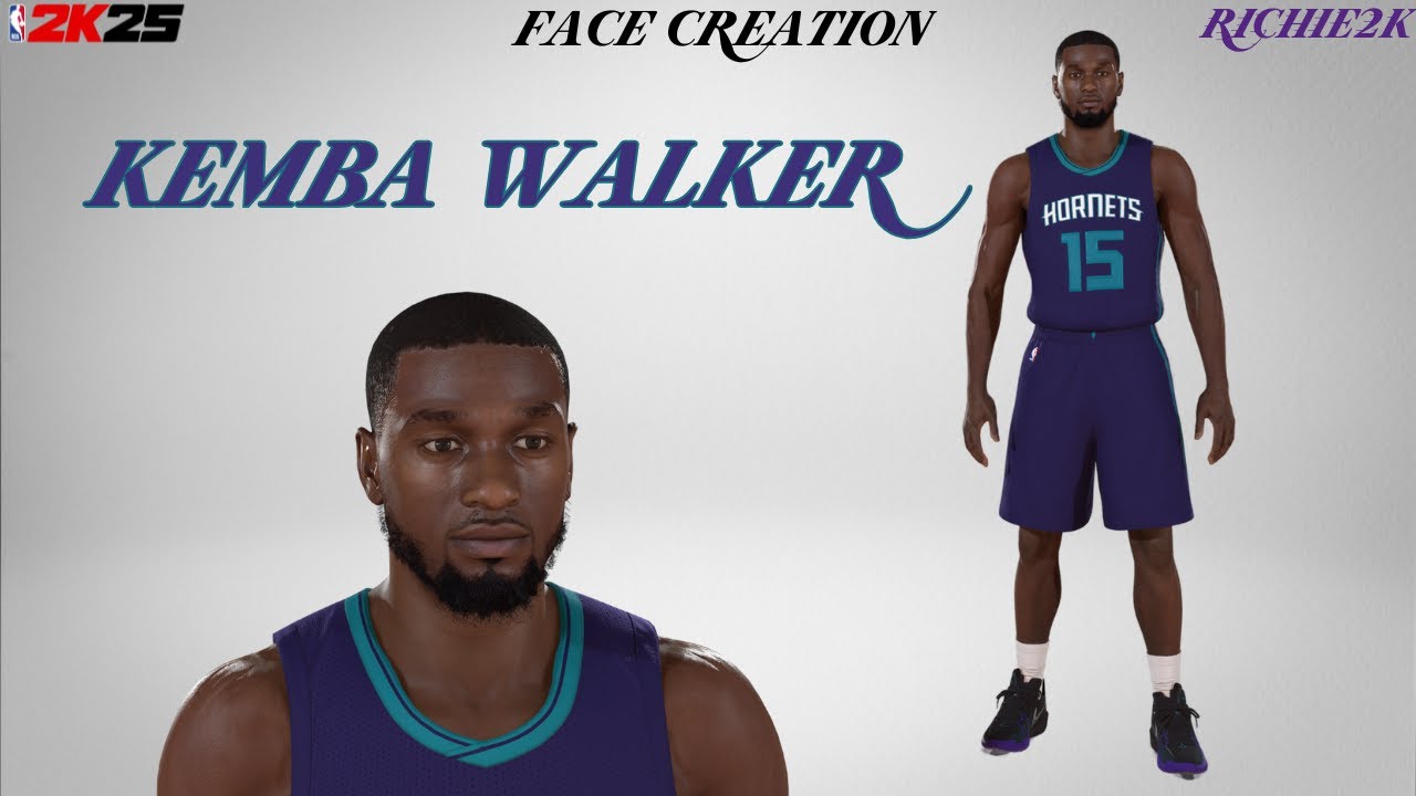 Kemba Walker Face Creation in NBA 2K25