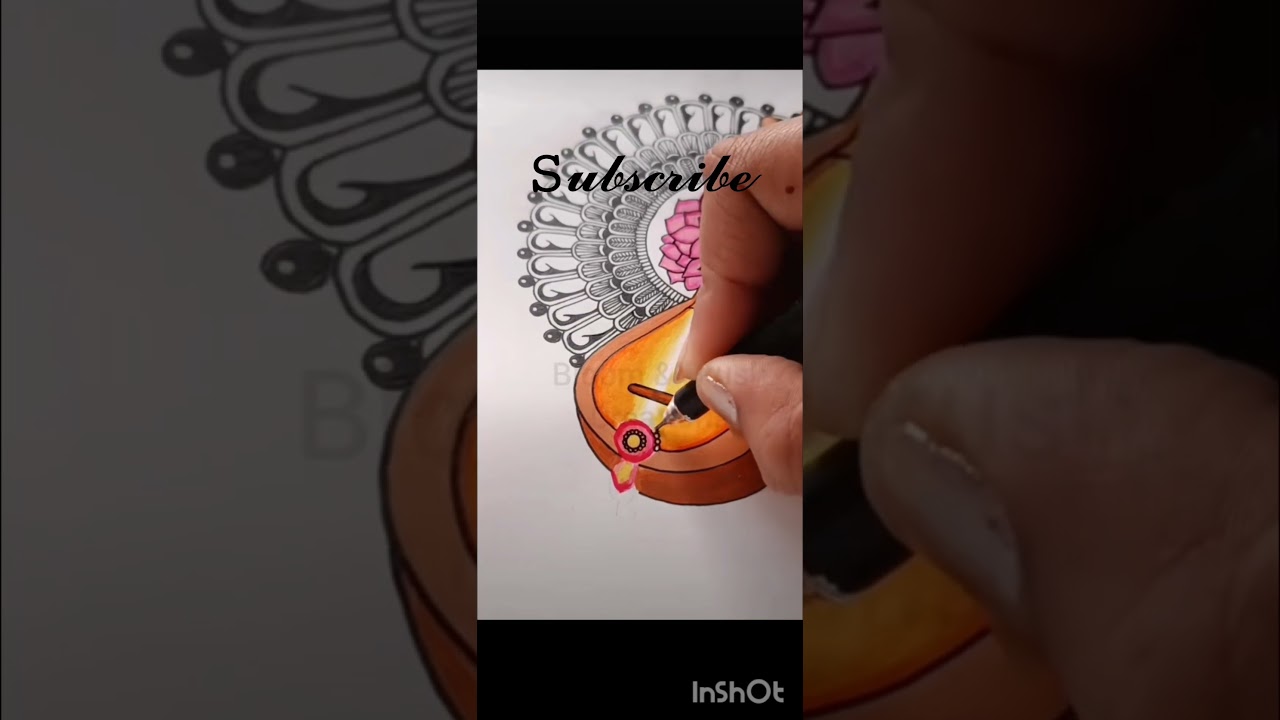 Sitar Drawing Art 🎨 | Indian Classical Music Instrument Sketch