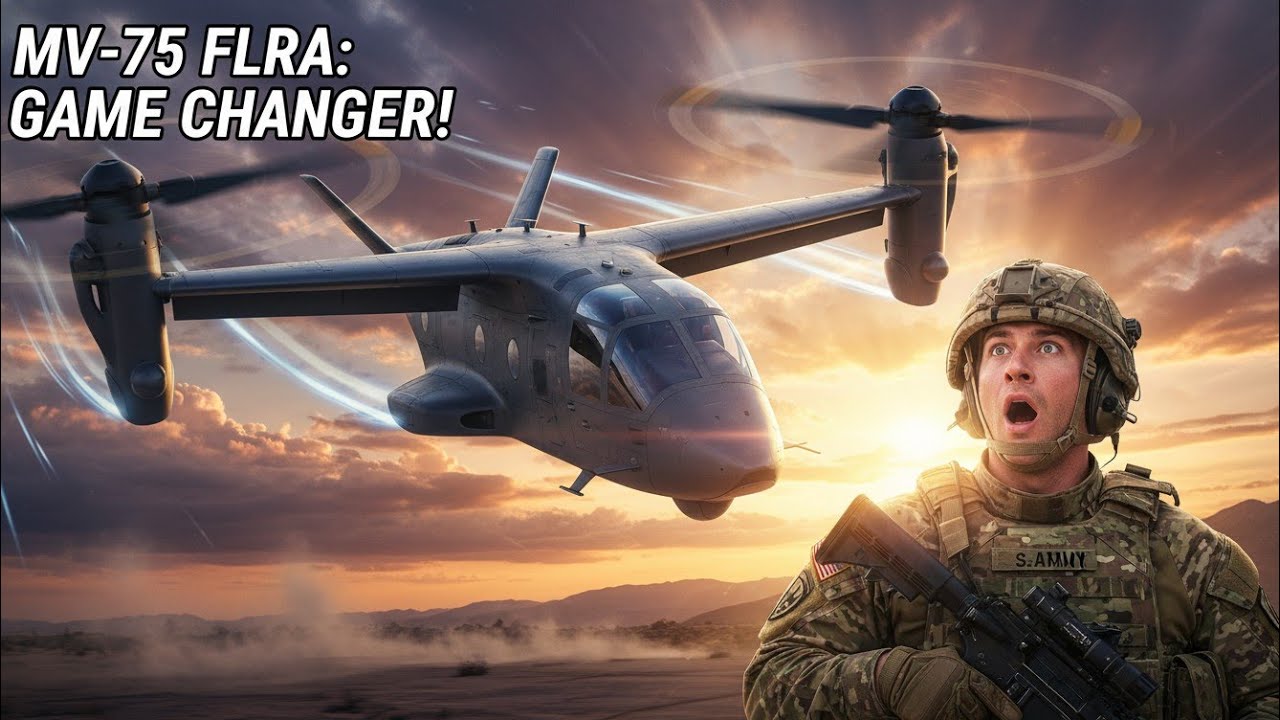MV-75 FLRAA: Представлен революционный конвертоплан армии США!