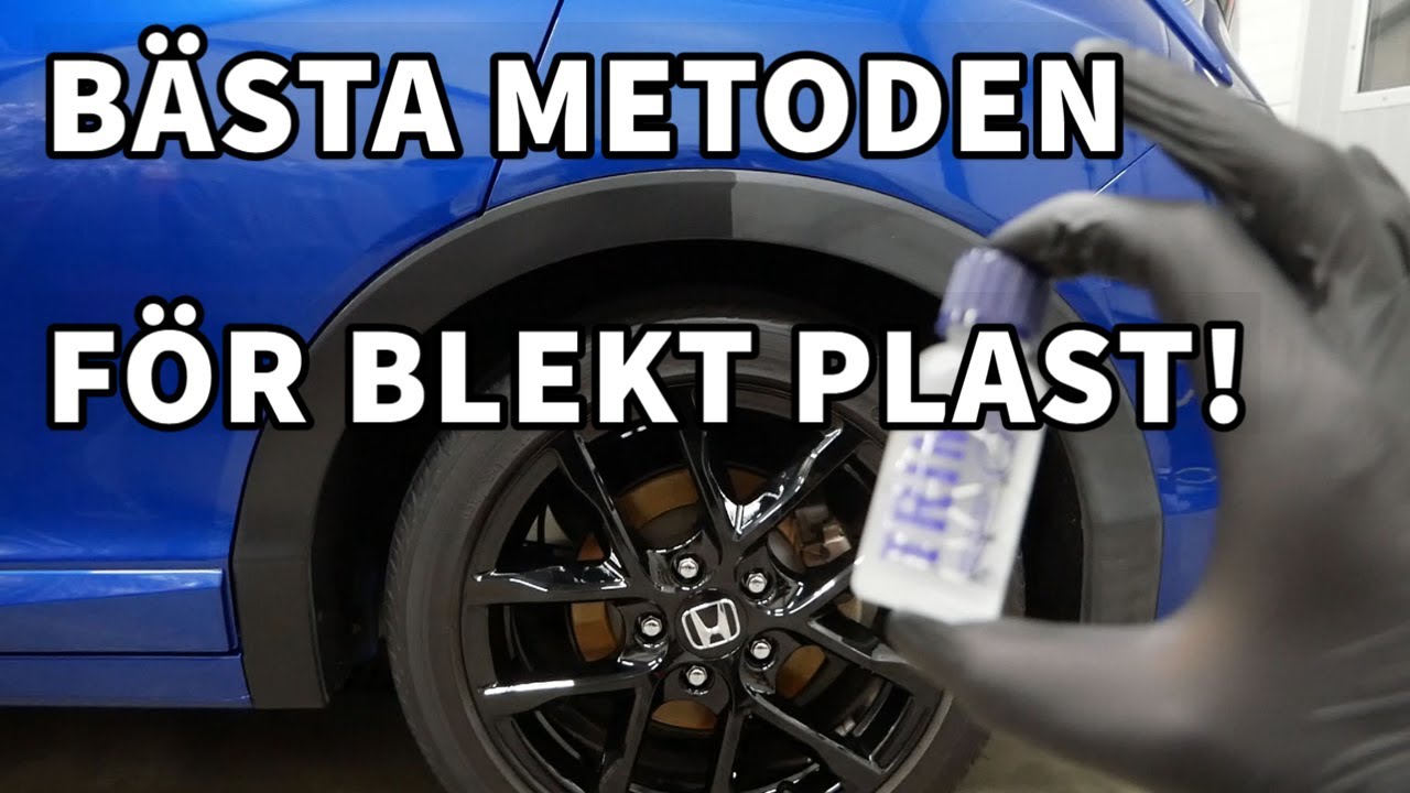 SÅ FIXAR DU PLASTEN PÅ BILEN! (NÄSTAN PERMANENT)