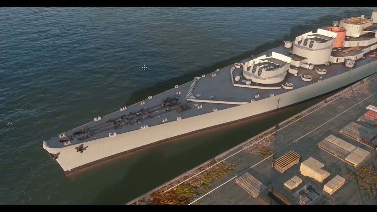 【World of Warships】LCSクランマスター歩夢のゆるゆる戦闘・番外編・造船中（艦首） 戦艦ROUSSILLON