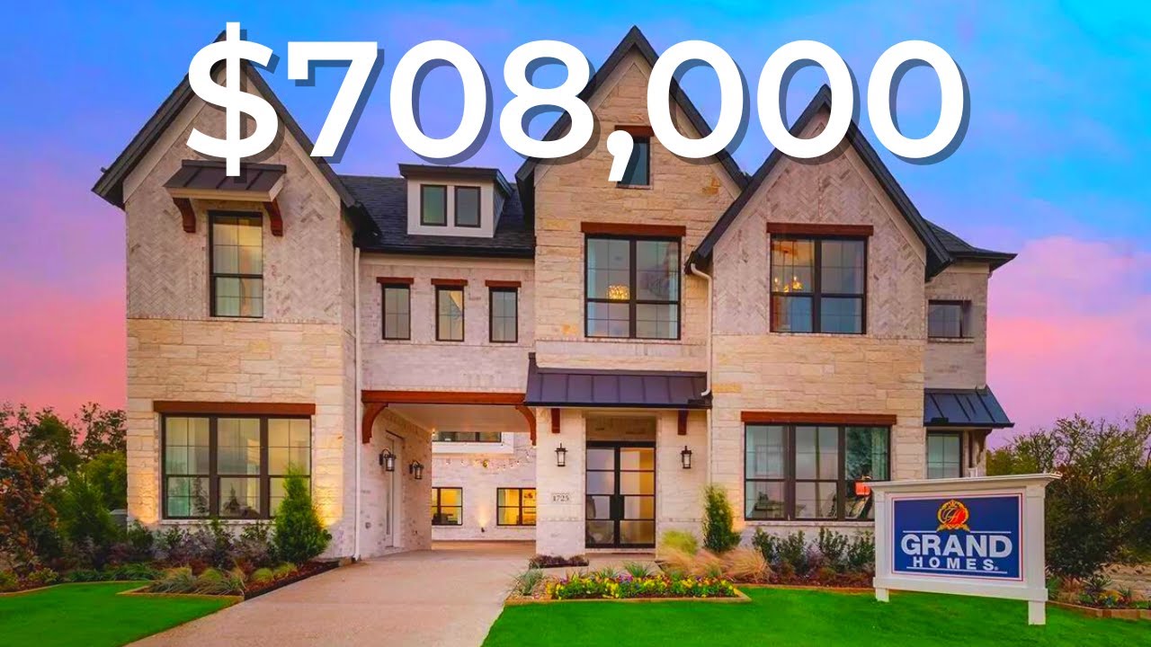 GRAND HOMES Model Home Tour in Buffalo Ridge | Living in Dallas Texas: Celina, Texas