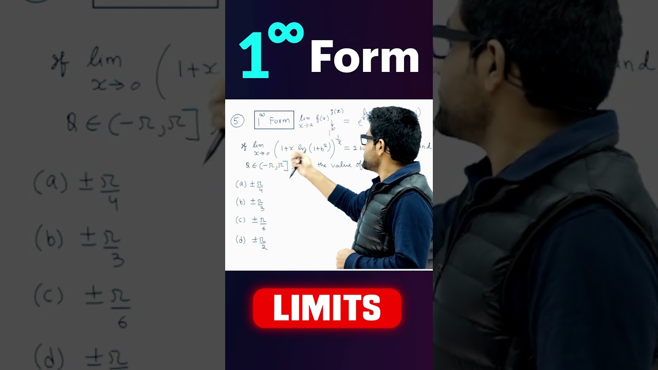 JEE Advanced: 1 Power Infinity Form Solved with e^Limit Rule!
