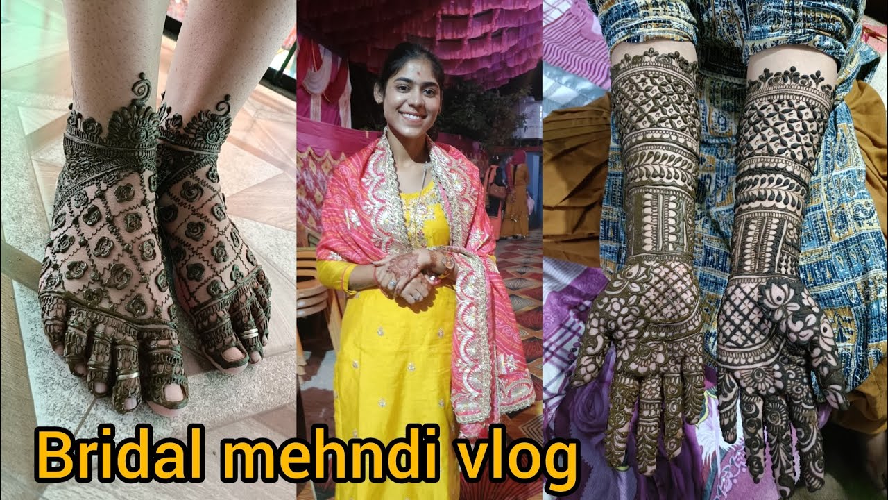 अचानक से आया ब्राइडल मेंहदी ऑर्डर 😱💐|| Real life struggle Of Mehndi Artist 😱😱|| #vlog #mehndi