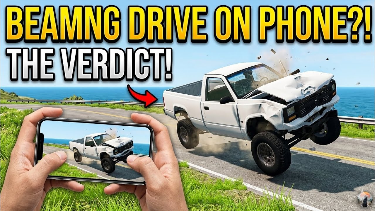 I Tried Playing BeamNG.drive on Android… (Shocking Result!)