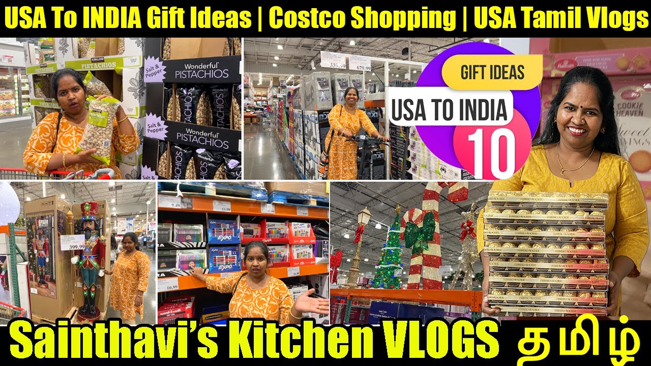 USA To India Gift Ideas | Costco October 2022 Shopping & Haul | USA Tamil Vlogs