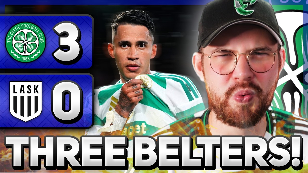 THREE BELTERS! | Celtic 3-0 LASK | MATCH REACTION!