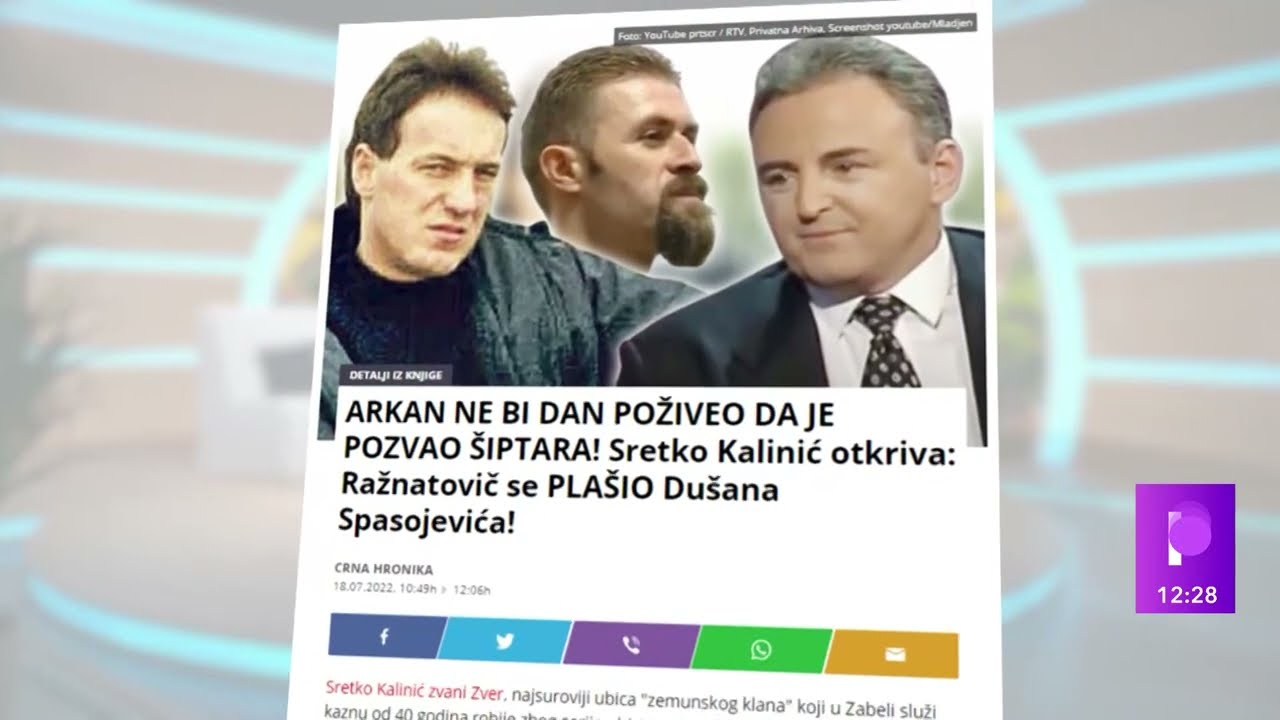 KALINIĆ OTKRIO DETALJE LIKVIDACIJE SKOLETA! Čim je iza&scaron;ao iz kola potpisali su mu smrtnu presudu