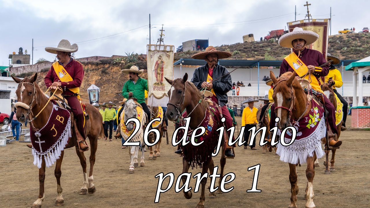 Fiesta de Pánuco 26 de junio 2024 parte 1/3 en honor a San Juan Bautista