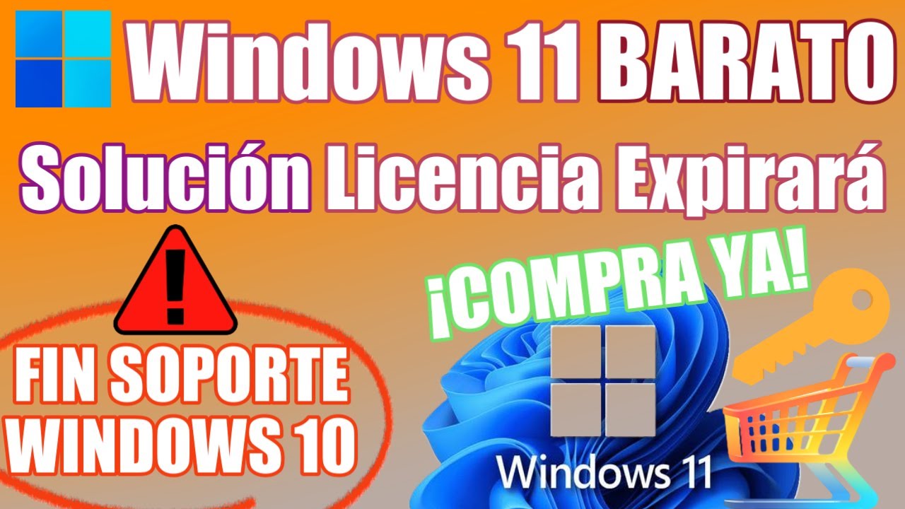 COMPRAR Windows 11 pro/home BARATO 2026 | Soluciona 
