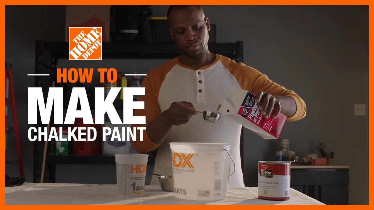 How to Make Chalked Paint | DIY Projects | The Home Depot