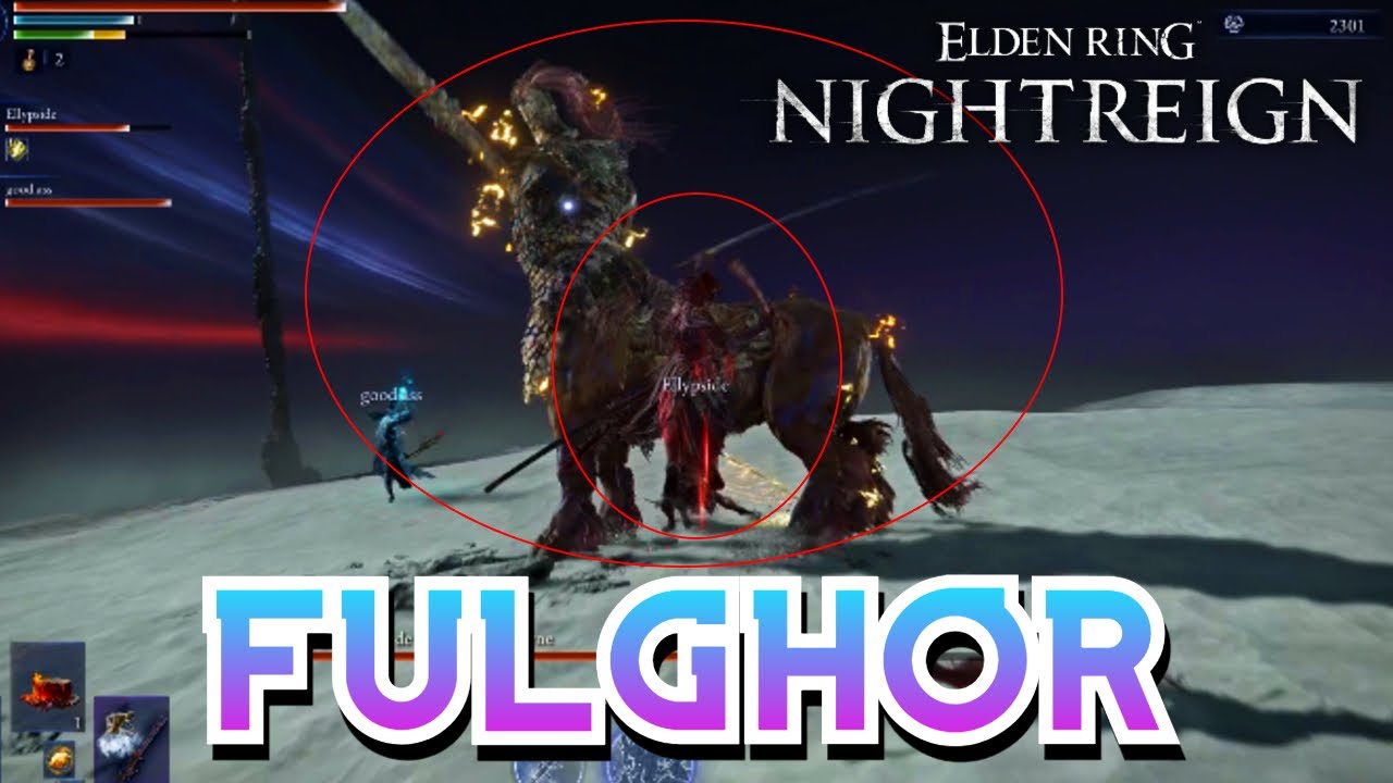 2 NOOBS VS FULGHOR (Chevalier de l'errance obscure) - Elden Ring Nightreign