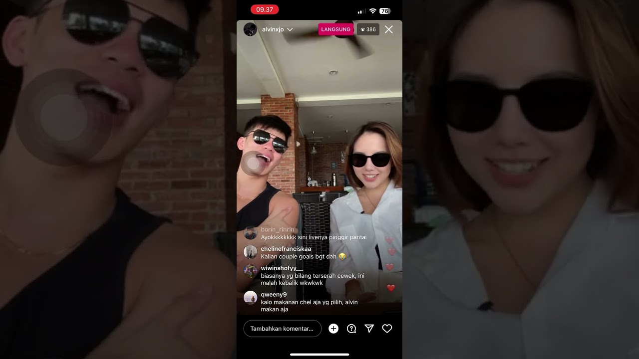 Live Ig Alvin Jo & Agatha Chelsea