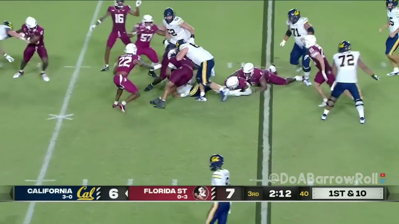 California OL/Offense vs Florida State Defense (2024)
