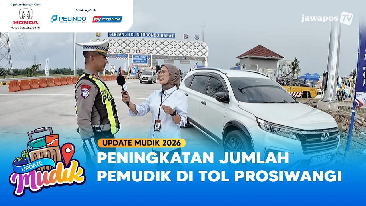 Peningkatan Jumlah Pemudik di Tol Prosiwangi | Update Mudik