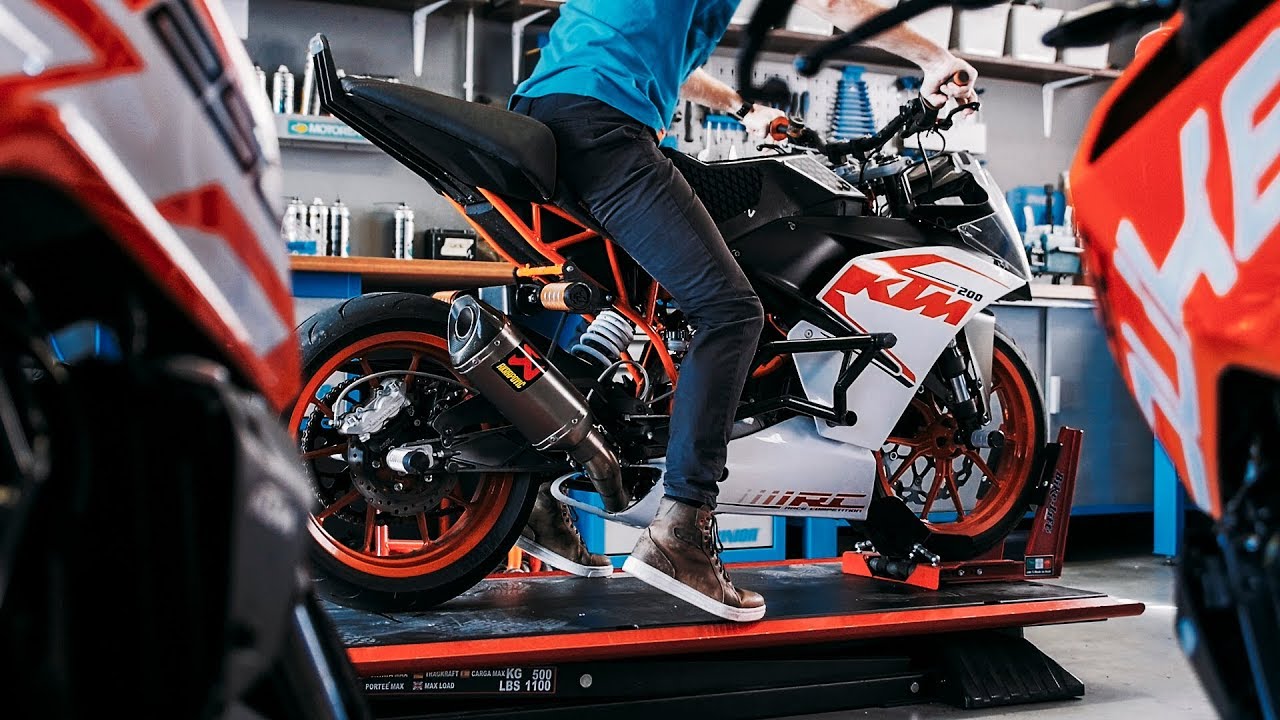 Updating my KTM RC 200 stunt bike |  RokON VLOG #33