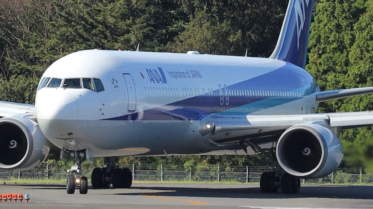 ［鹿児島空港］朝の離着陸ラッシュ！！RWY34 晴れた日の鹿児島空港／Kagoshima Airport