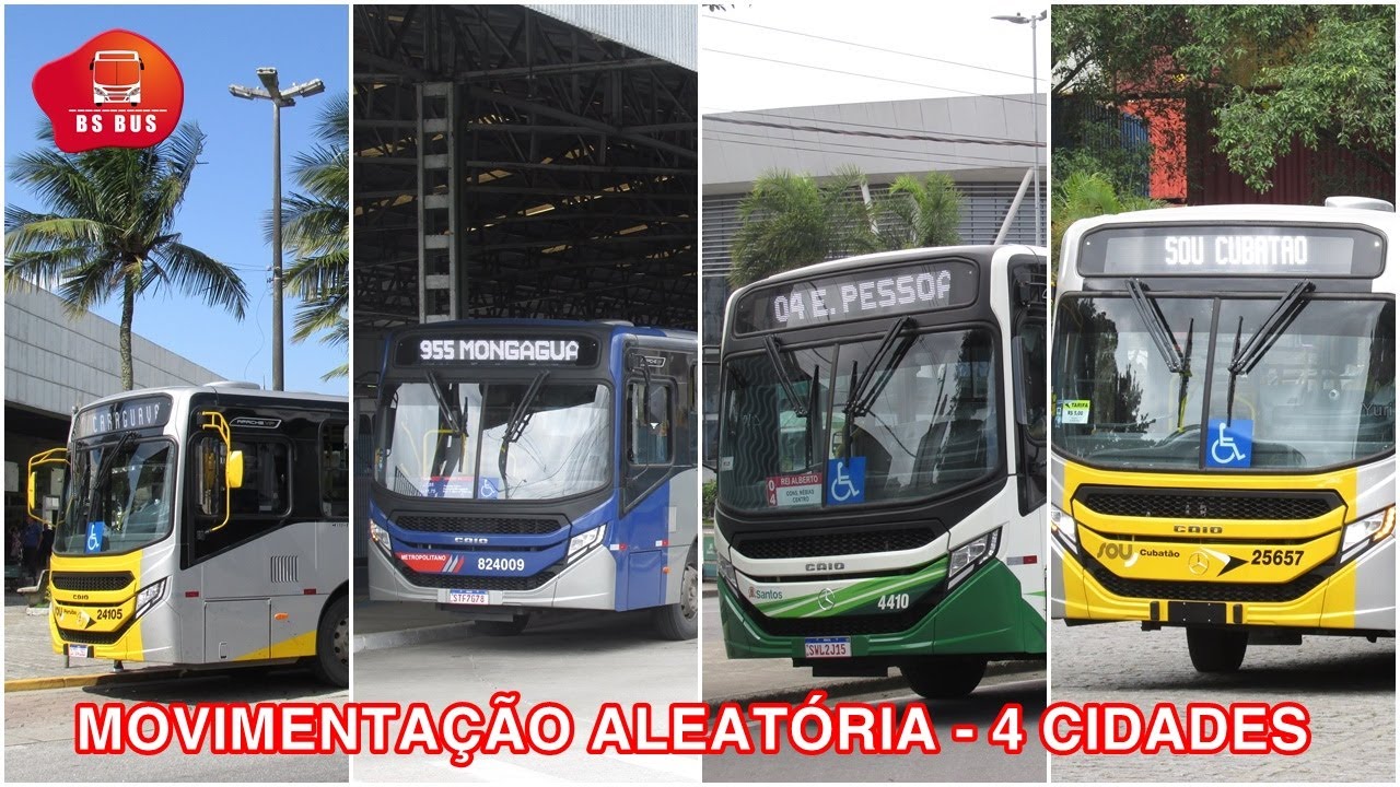 Movimentação de Ônibus #12 - Peruíbe, Santos, Praia Grande e Cubatão.