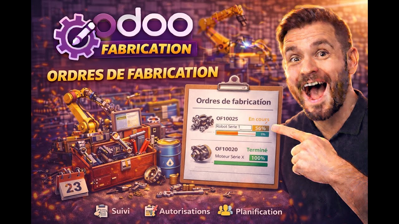 Odoo Fabrication - Ordre de travail