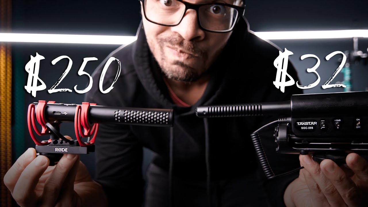 Shotgun Mic Shootout || Rode VideoMic NTG vs. Takstar sgc-598
