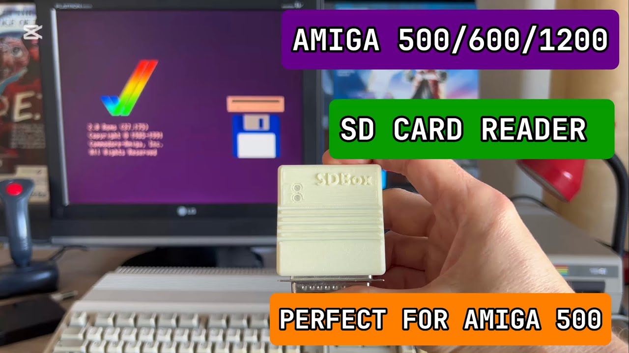 How to use SD cards with all Amiga models #commodore #commodoreamiga  #amiga500 #amiga600 #retro