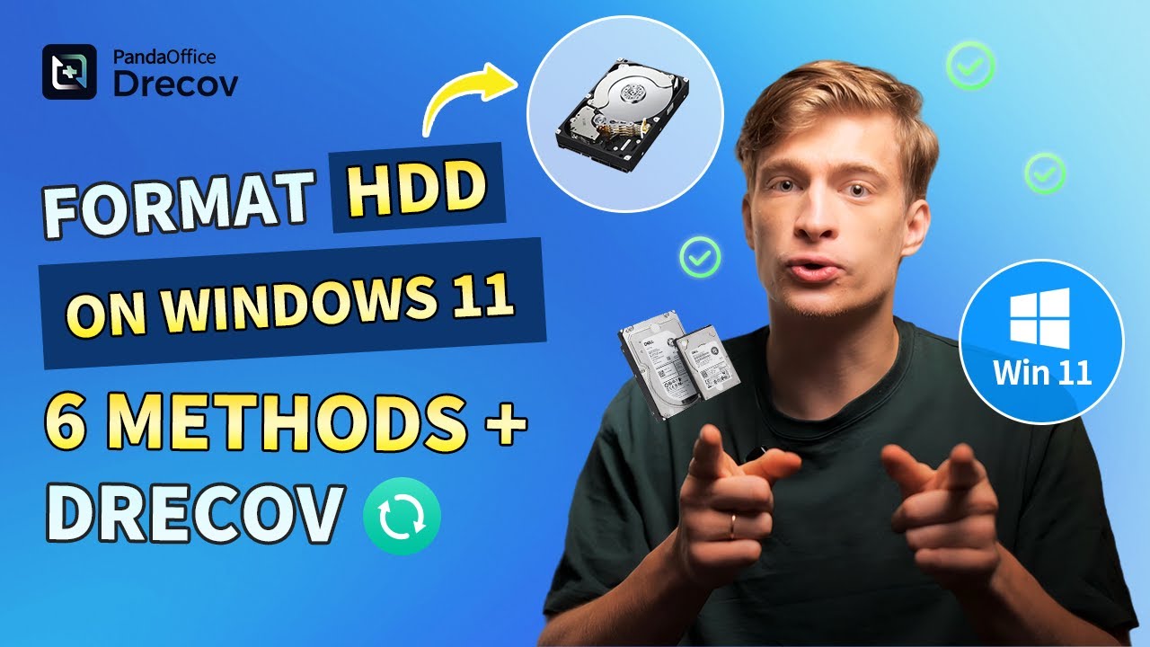 How to Format a Hard Drive in Windows 11 （6 Ways）