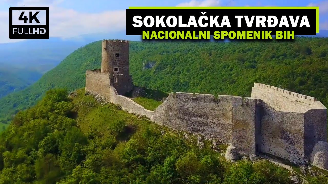 Kraljevska Tvrđava Sokolac Bihać | Medieval Town Sokolac near Bihac | 4K