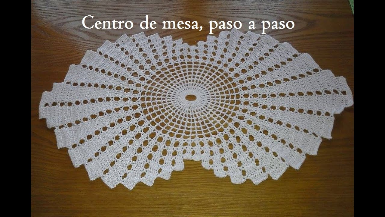 CAMINO O CENTRO DE MESA A CROCHET--paso a paso-- muy fácil---