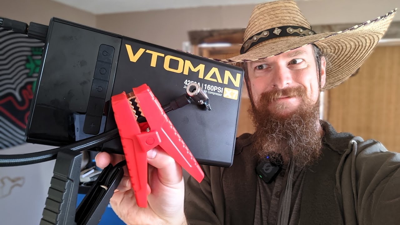 VTOMAN X7 Jump Starter with Tire Inflator #toolreview
