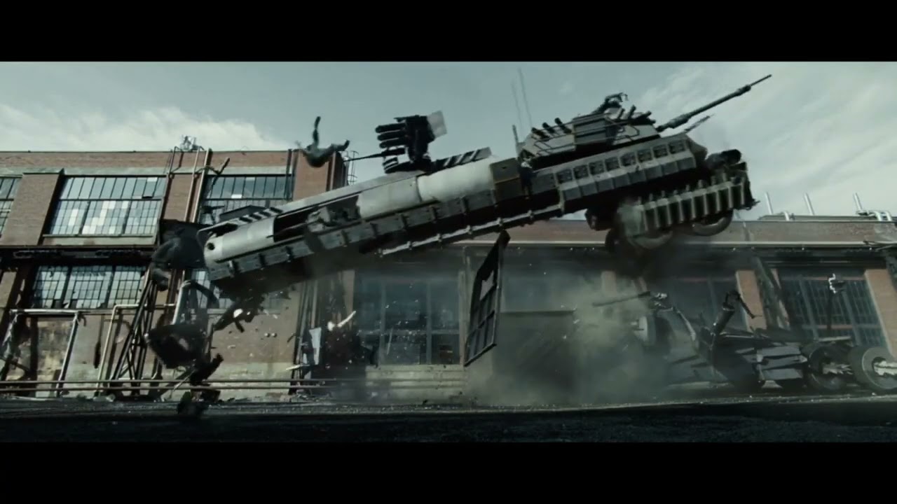 Death Race (2008) Jensen and Machine Gun Joe Destroys the Dreadnought Scene
