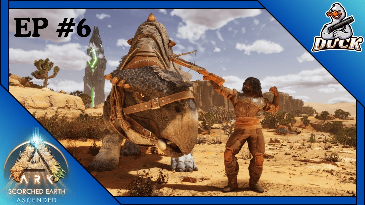 Setting Up A New Base & Taming A Level 145 Morellatops! ARK Scorched Earth [EPISODE #6]