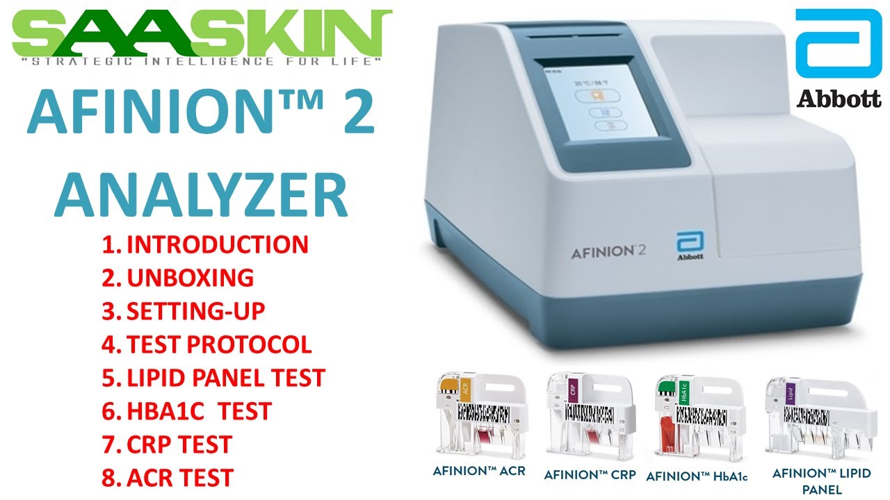 Анализатор Afinion™ 2 | Полное руководство | Липидная панель | HbA1c | СРБ | ARC | Abbott Point o...