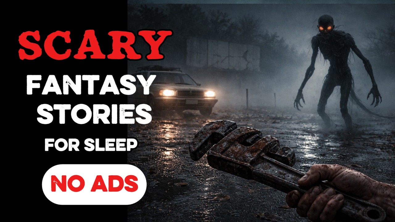 ⚠️ NO ADS ⚠️ 10 HOURS of Dark Fantasy Bedtime Tales | Rainfall Ambience | Black Screen