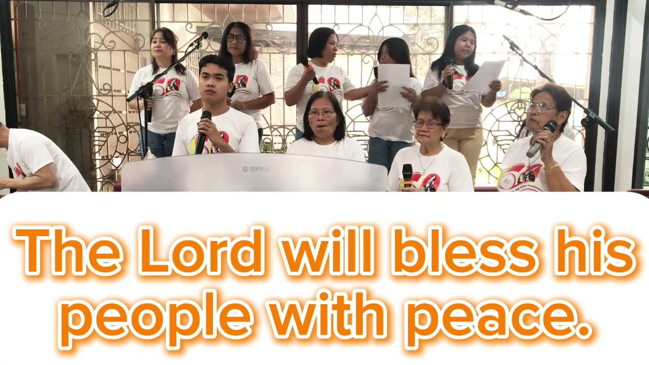 Responsorial Psalm - THE LORD WILL BLESS HIS PEOPLE WITH PEACE. #sapccsfp #churchmusic #sacredmusic
