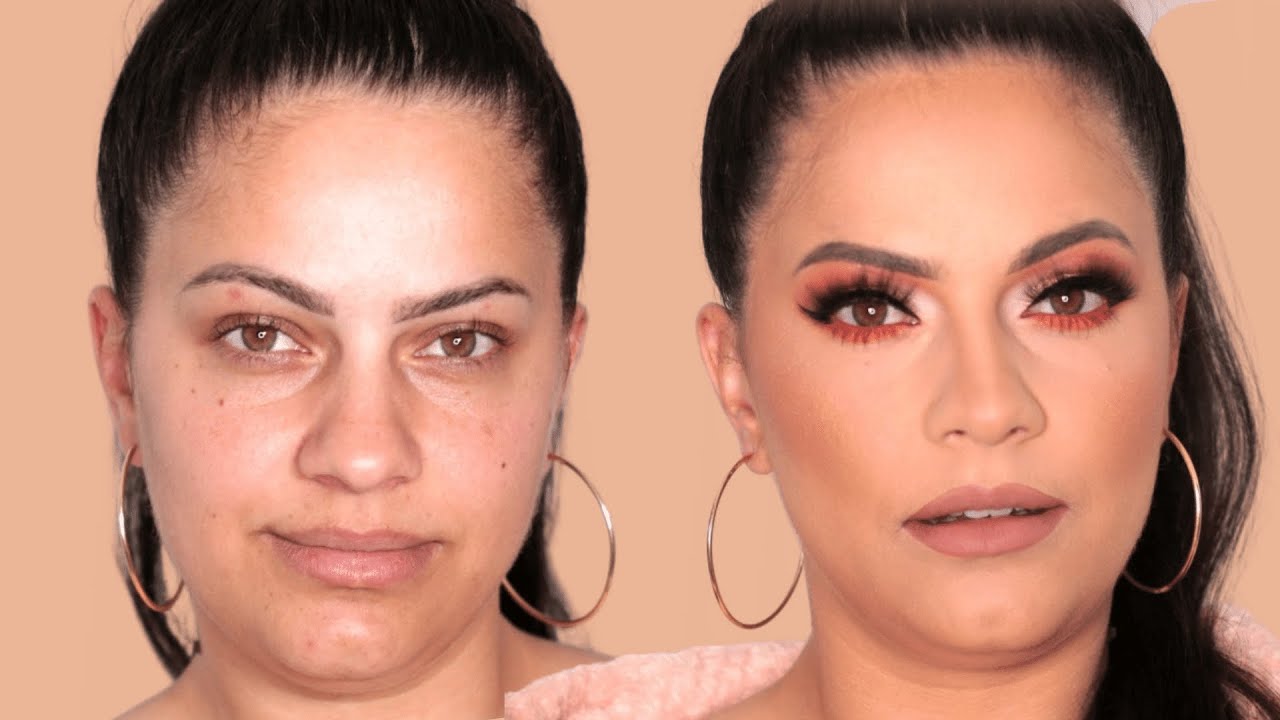 MAQUIAGEM CLÁSSICA COM LARANJA