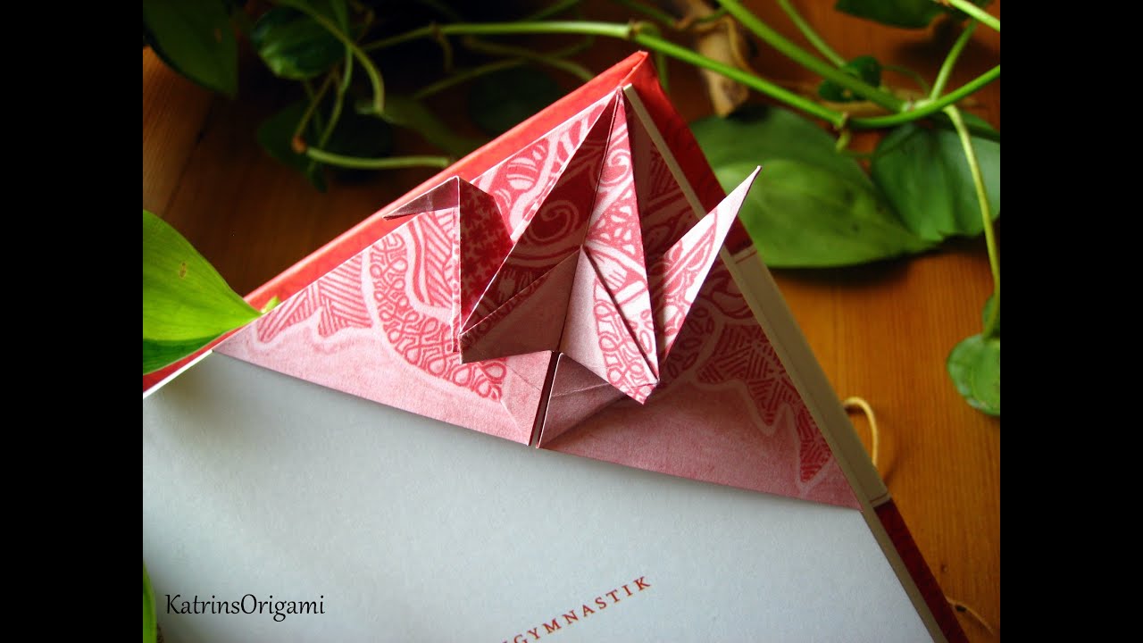 Origami ☯ peace Crane ☯ Bookmark