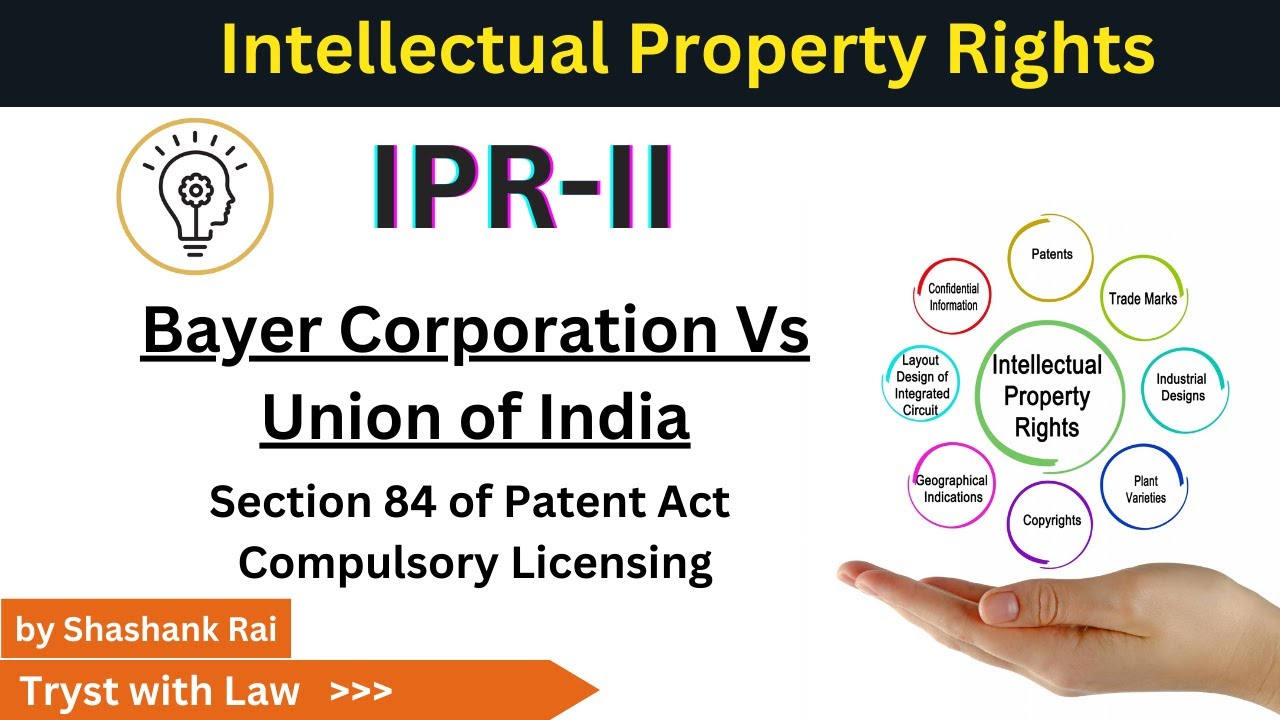 Bayer Corporation v. Union of India | When is Compulsory Licensing allowed? Section 84 of Patent Act