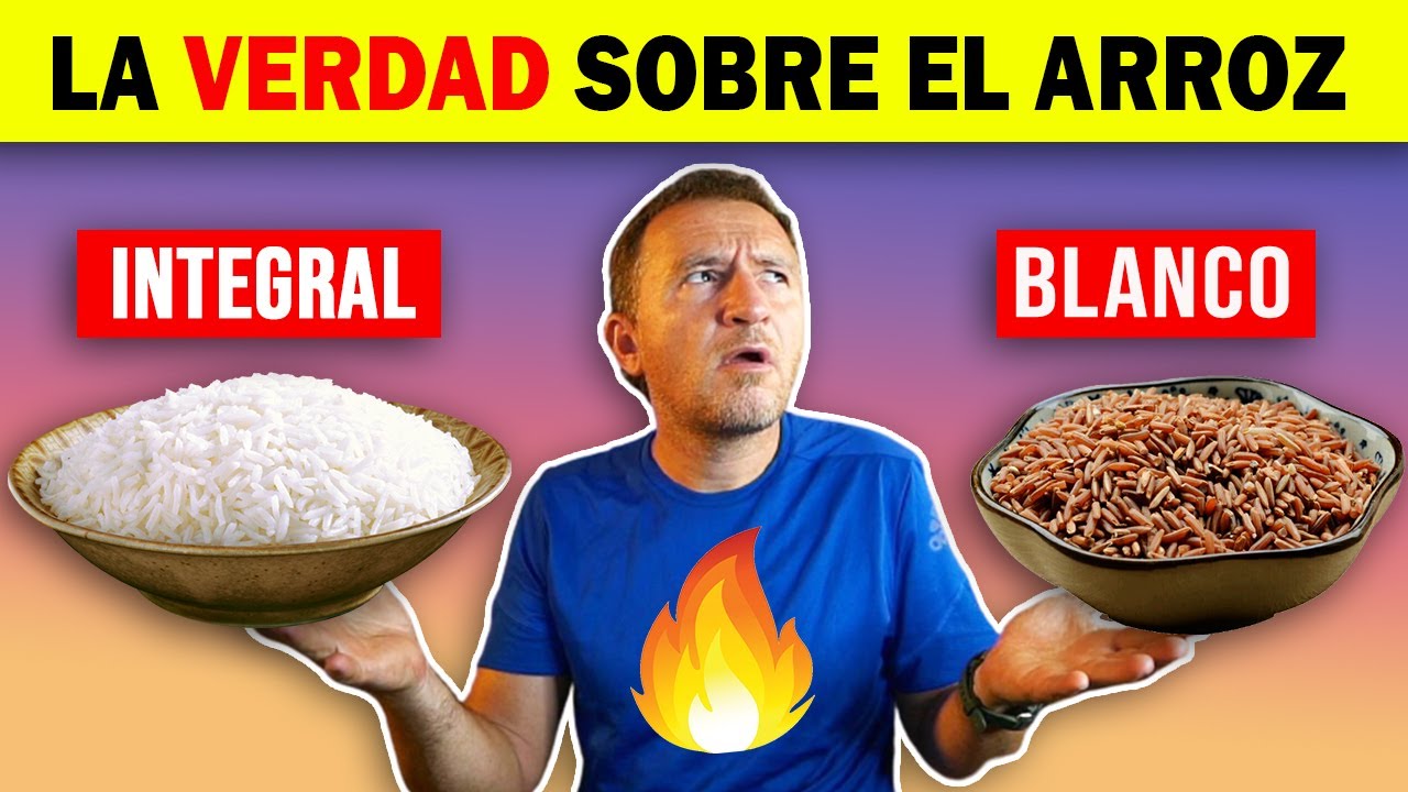 🍚 ARROZ INTEGRAL o ARROZ BLANCO 👉 ¿CUÁL ES MEJOR? 🌾【⚠️ ADVERTENCIA: NO es lo que piensas】