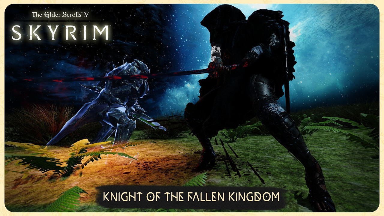 SKYRIM MOD | ULTRA ENEMIES | KNIGHT OF THE FALLEN KINGDOM | BOSS FIGHT