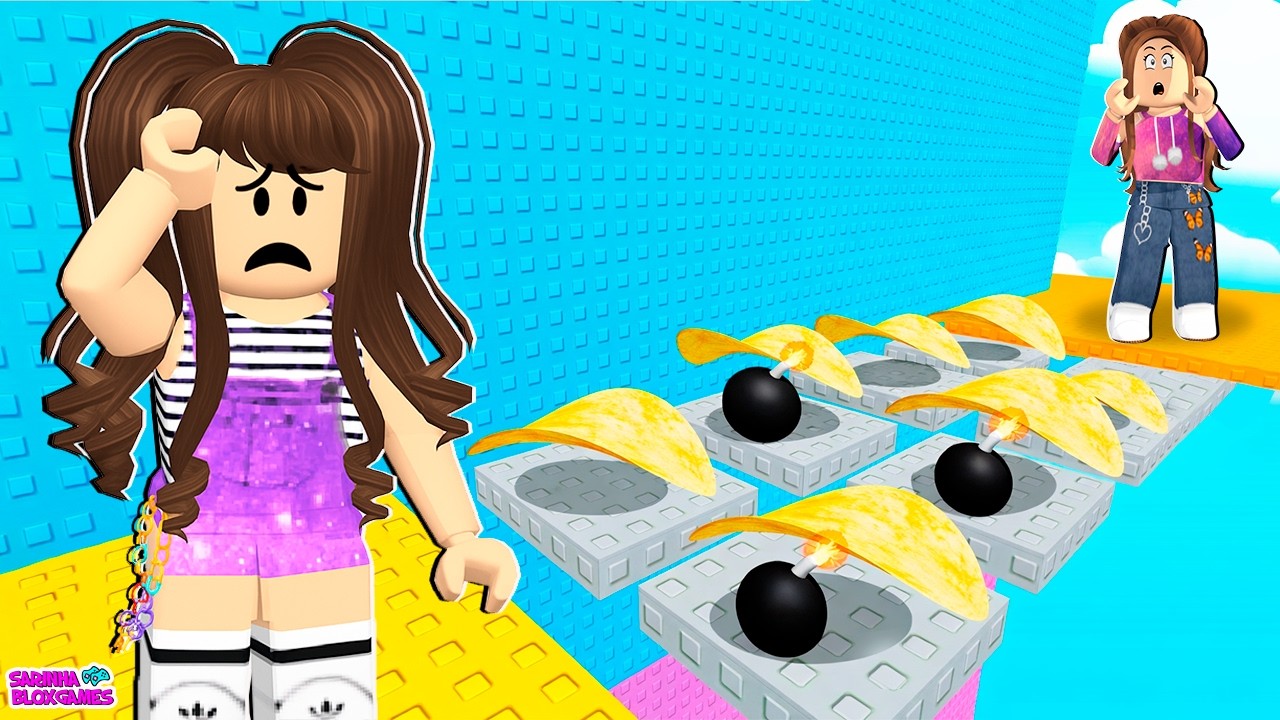 SUBIMOS A TORRE COM BOMBAS ESCONDIDAS - ROBLOX