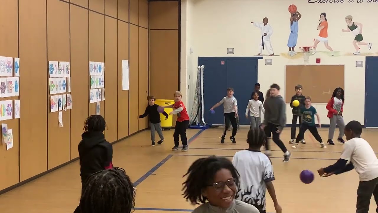 Lincoln plays Dodge Ball (Sutton dances) 02/02/26