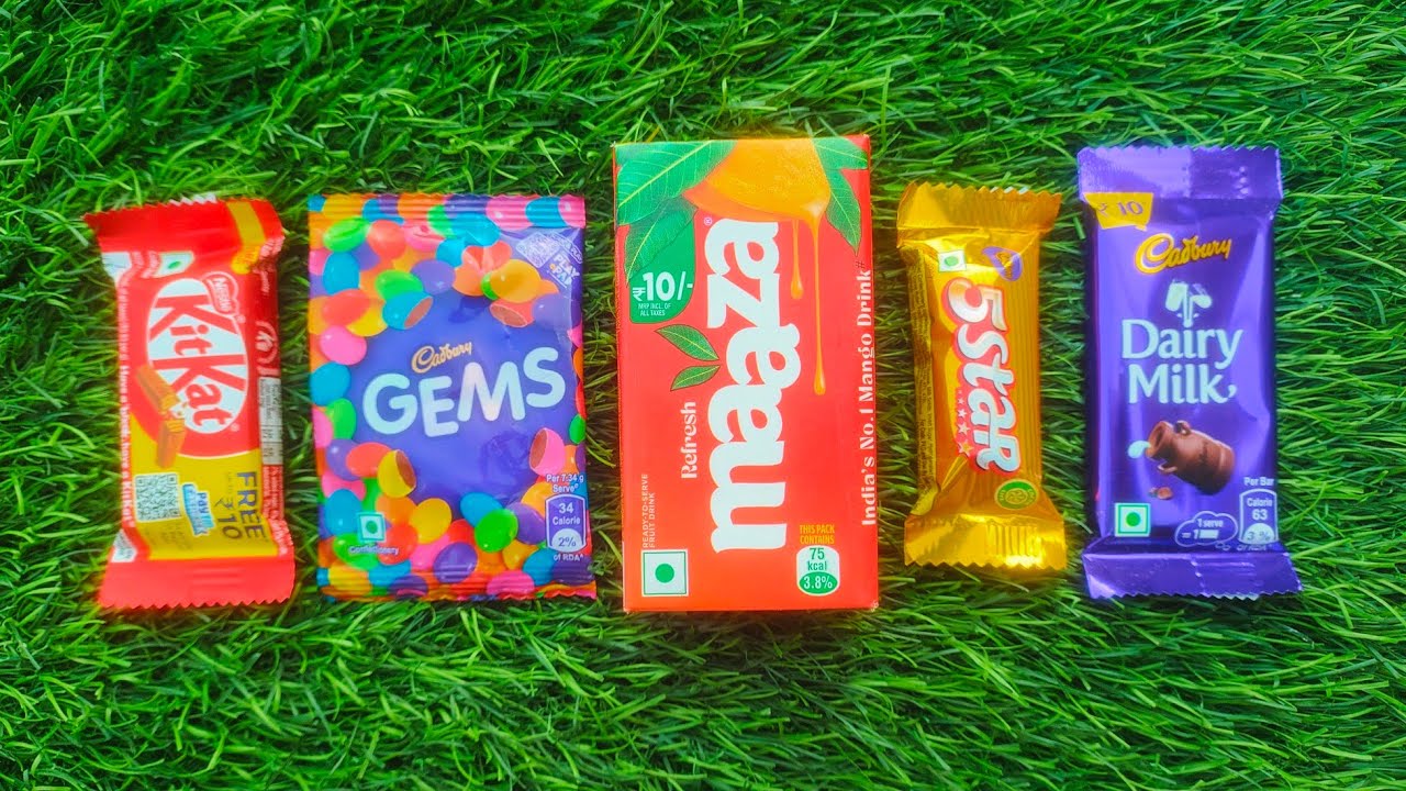 Разноцветная шоколадная аллея на зеленой траве 🍫 | Сладкие угощения, перед которыми невозможно ус...
