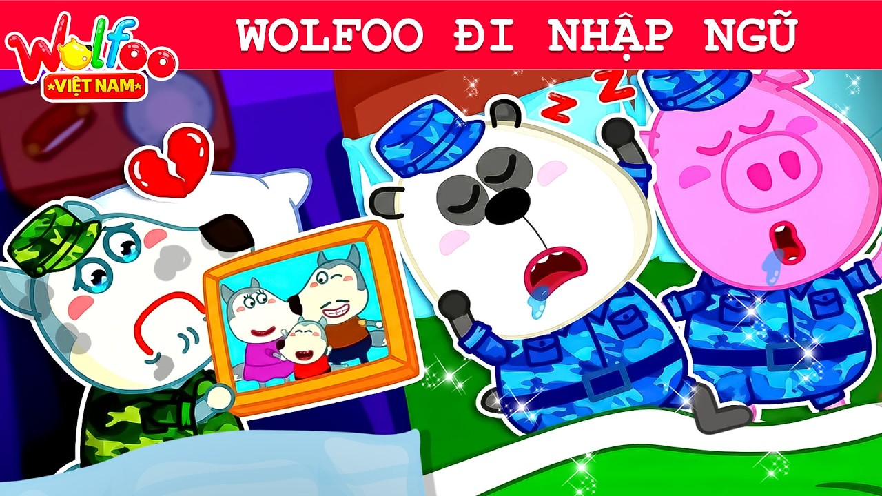 Wolfoo Việt Nam ⭐  Chiến Binh Wolfoo ở Trường Quân Sự 🎖️ Con Nhớ Bố Mẹ Quá 😢 Hoạt Hình Thiếu Nhi