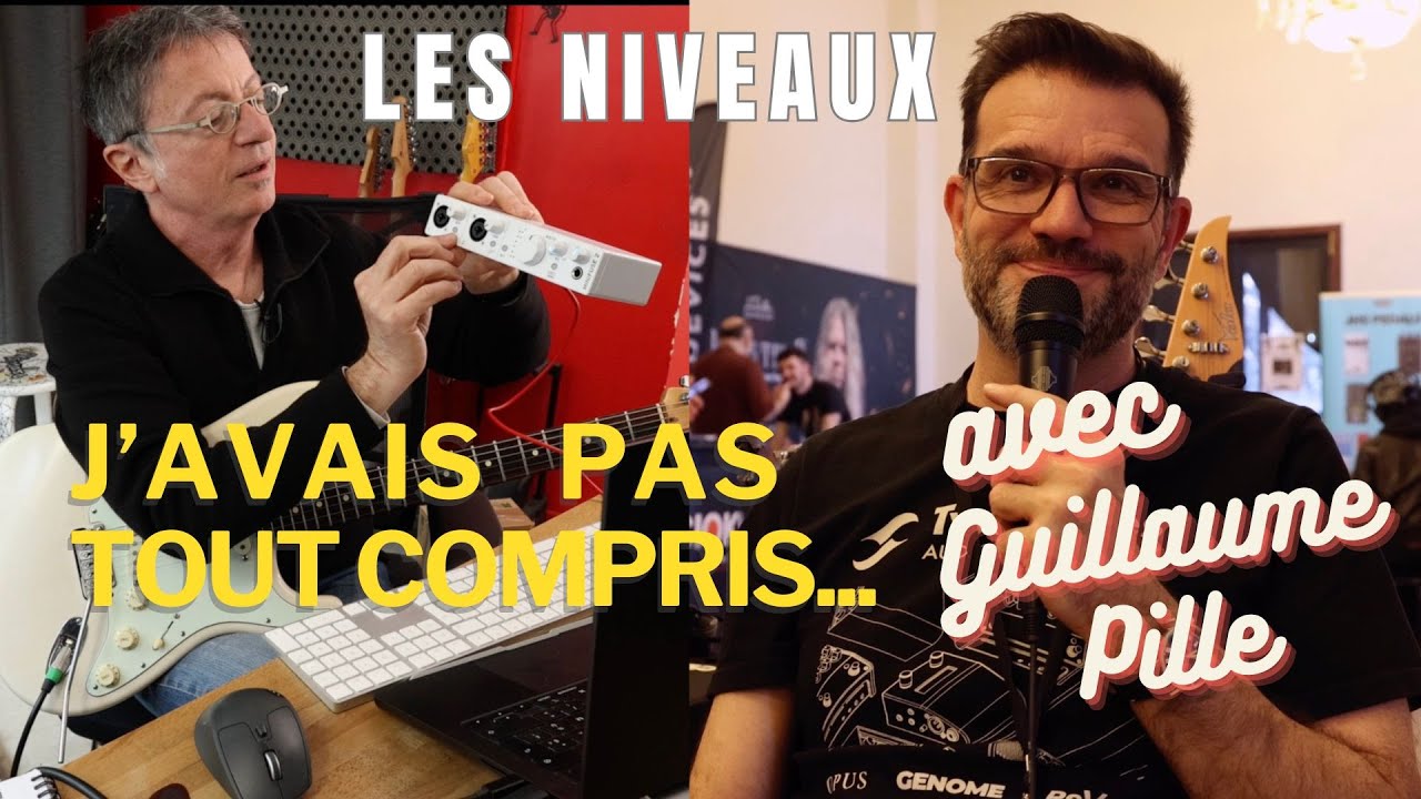 Le niveau des guitares dans les interfaces audio : une synthèse s'impose !