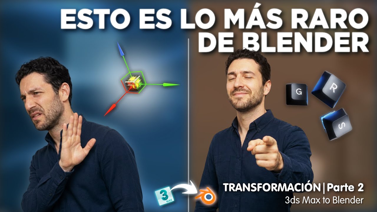 ¿Por qué Blender hace ESTO con las transformaciones? | 3dsMax to Blender - Parte 2