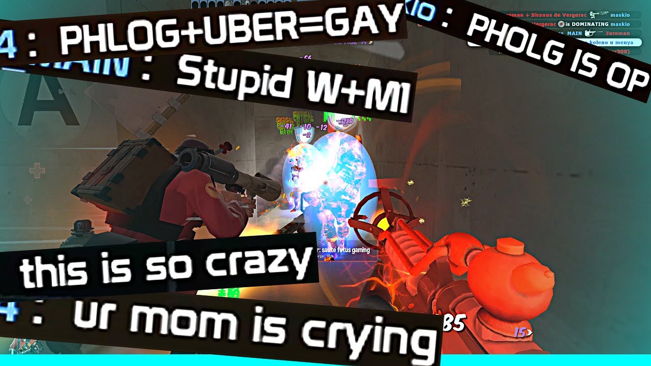 Team Fortress 2 Pyro Gameplay [TF2 Phlogistinator]