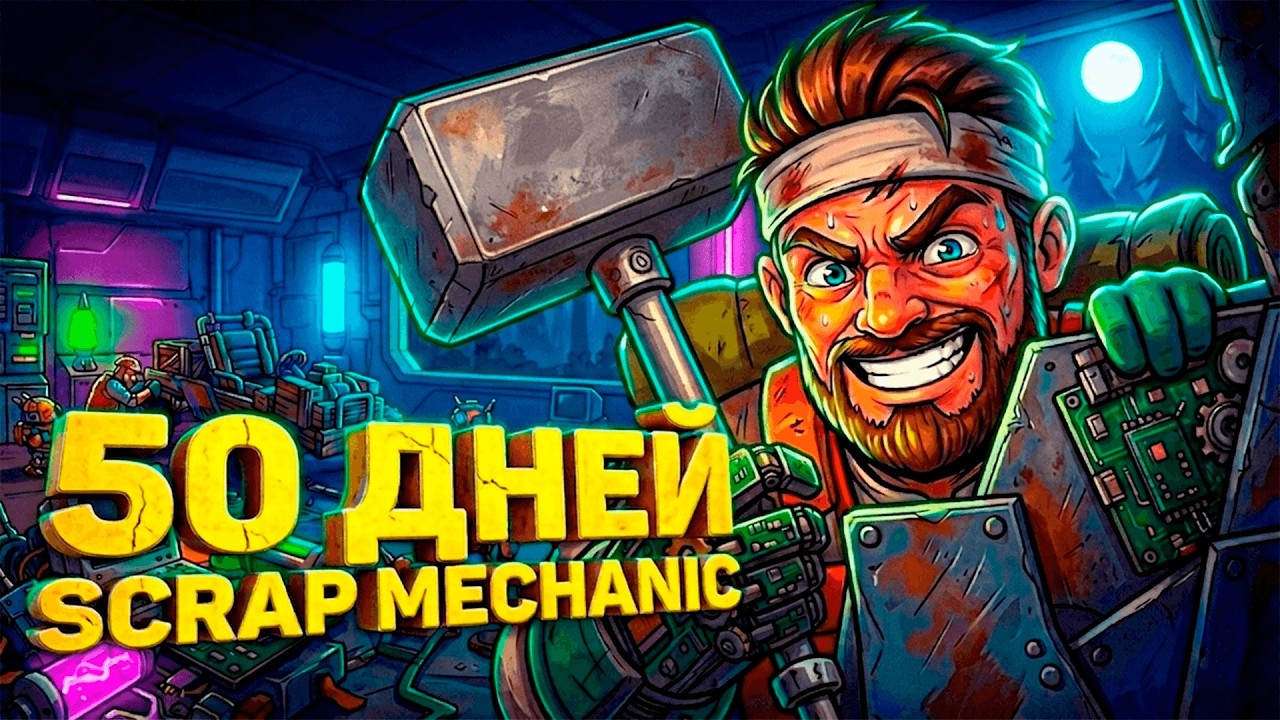 50 дней хардкора Scrap Mechanic | ФИЛЬМ