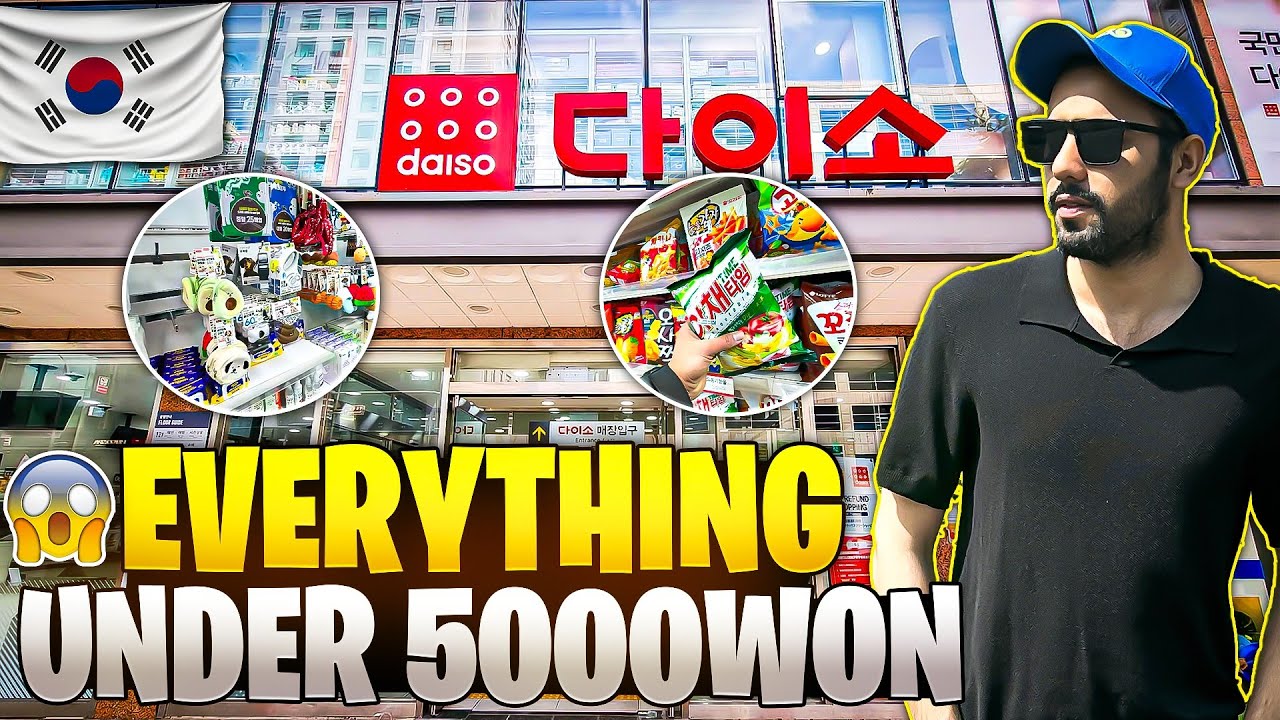 Everything Under ₩5,000! Daiso Gunja Station Seoul, Korea 🇰🇷