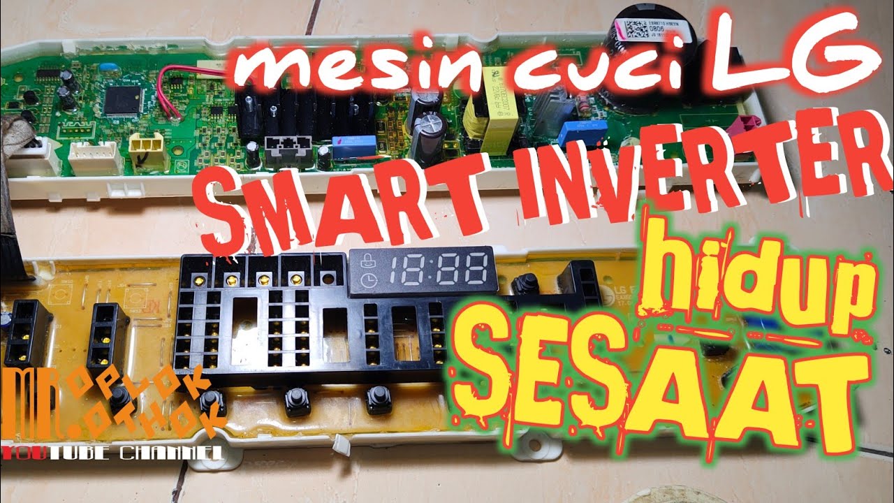 mesin cuci LG turbo DRUM SMART INVERTER, hidup sesaat @mroplok-othok2888