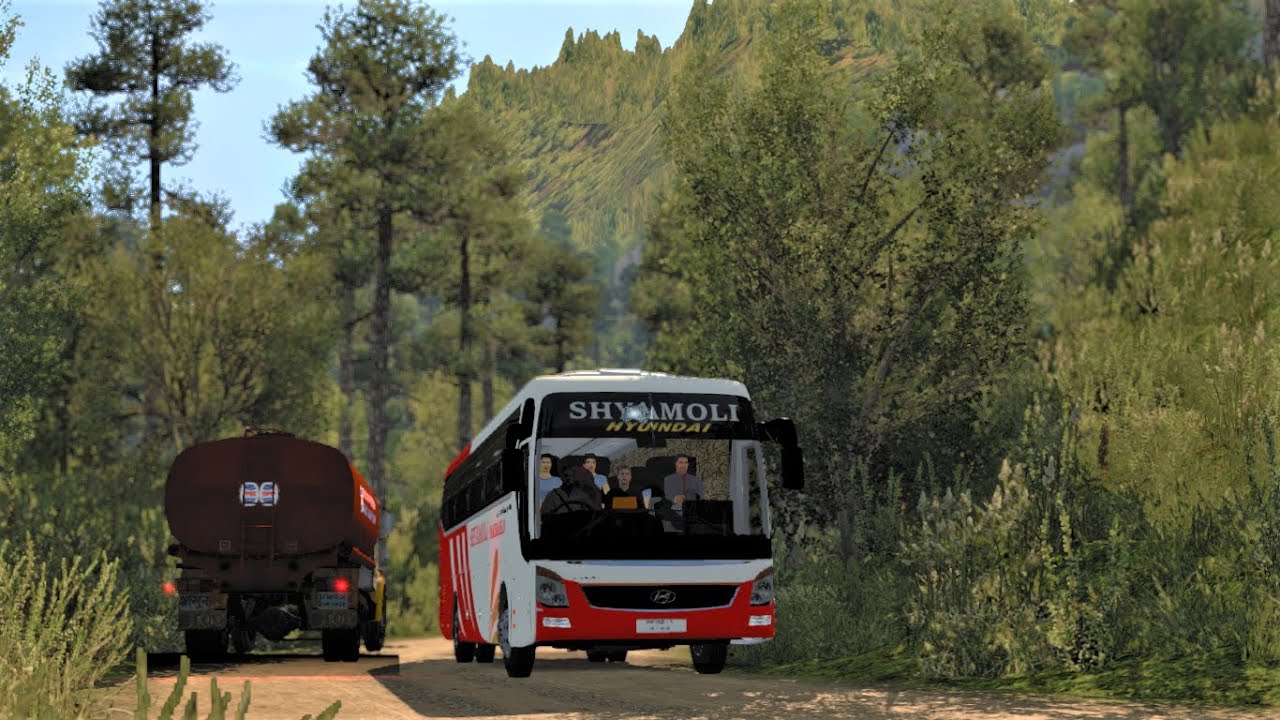 ETS2: Dangerous Mountain Road Trip (Green BD Map)